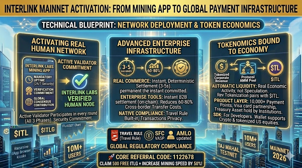 Interlink mainnet activation